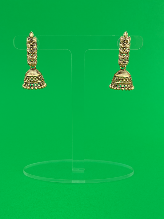 Soft Gold-Plated Hanging Jhoomka