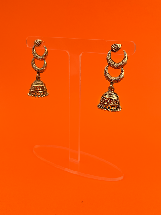 Gold-Plated Hanging Jhoomka