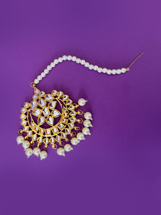 Maang Tikka with Artificial Beads